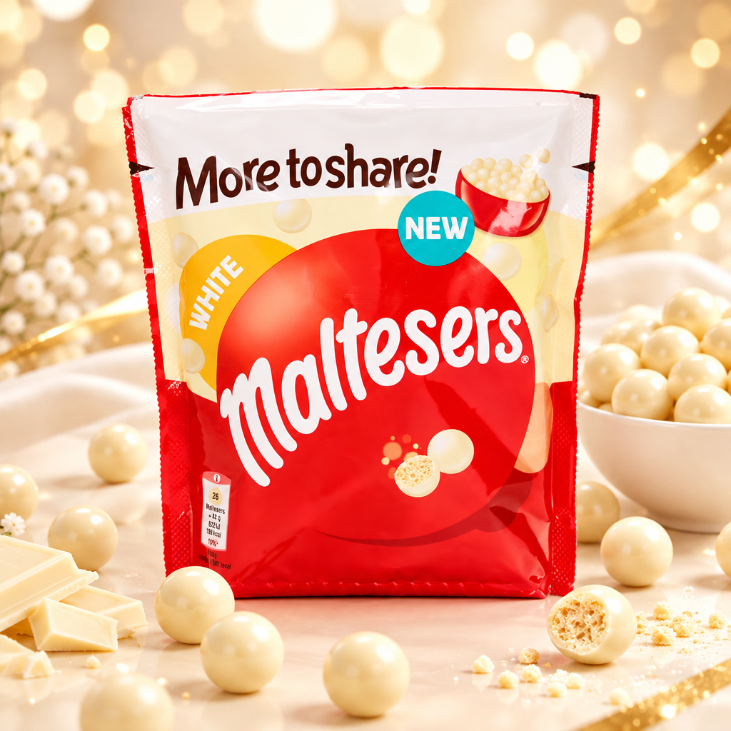 Maltesers White - Chocolat Blanc Au Cœur Croustillant