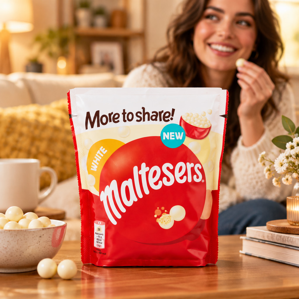 Maltesers White - Chocolat Blanc Au Cœur Croustillant