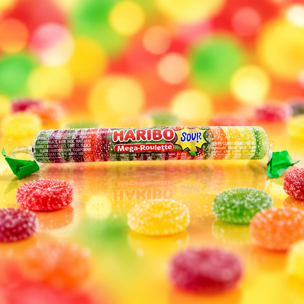 Mega-Roulette Haribo - Sour / Acidulés