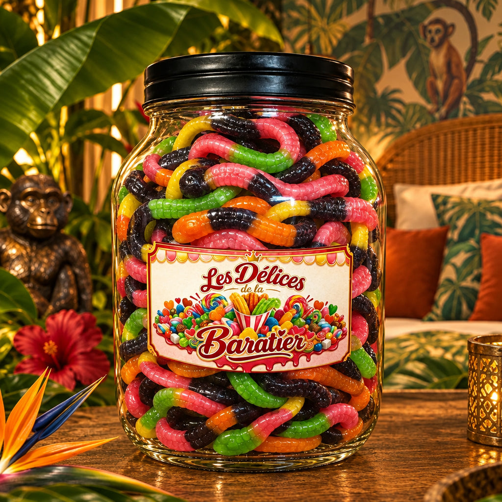 🐍Serpents Géants Anaconda - Bonbons Gélifiés Fourrés XL