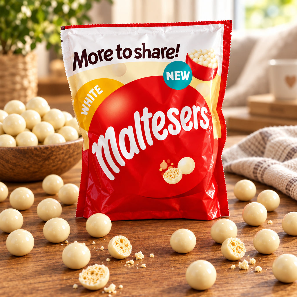 Maltesers White - Chocolat Blanc Au Cœur Croustillant
