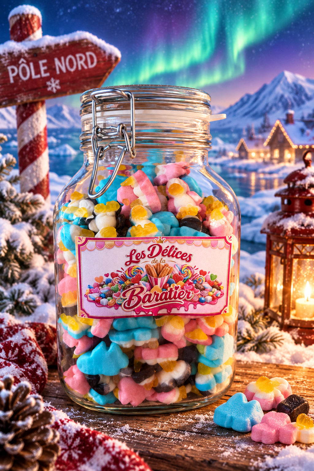 🍬 Bonbons Gélifiés Aérés Goût Fruité