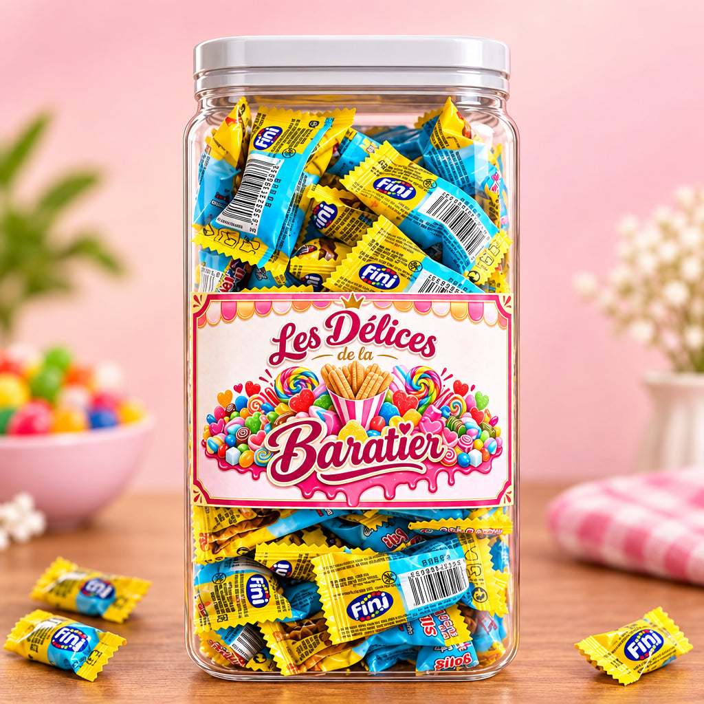 Sucette fourrée au chewing-gum