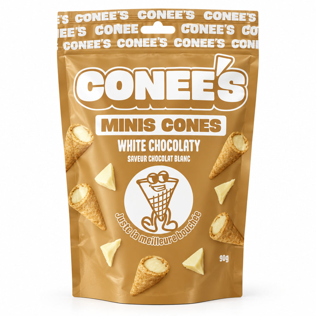 Mini cône au beurre de cacahuète
