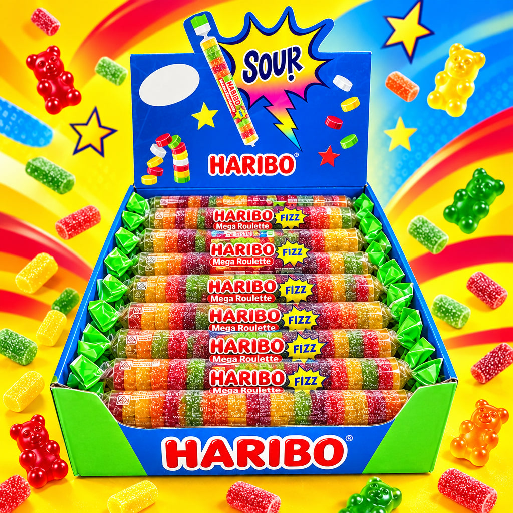 Mega-Roulette Haribo - Sour / Acidulés