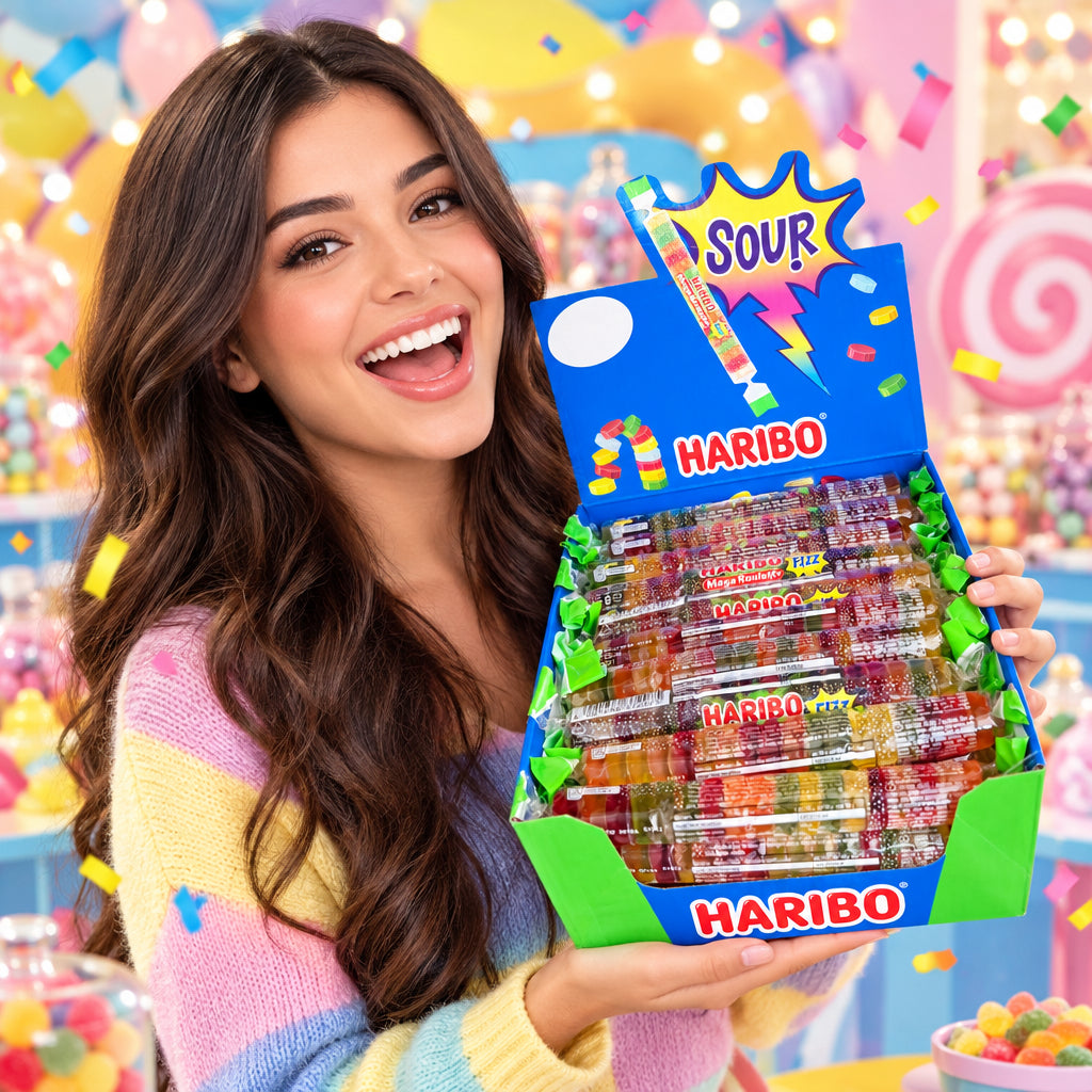 Mega-Roulette Haribo - Sour / Acidulés