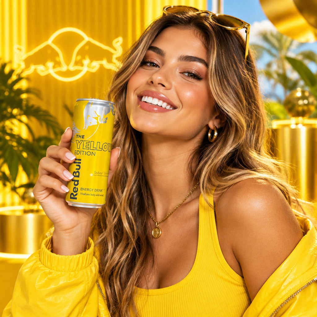 Red Bull (Goût Tropical) - The Yellow Edition