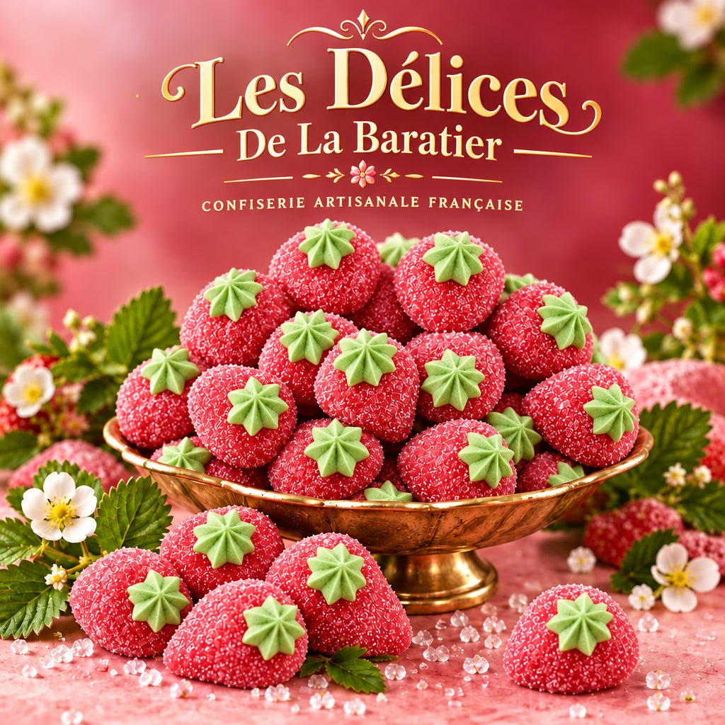 🍓 Fraises Mallow Guimauves XXL Moelleuses