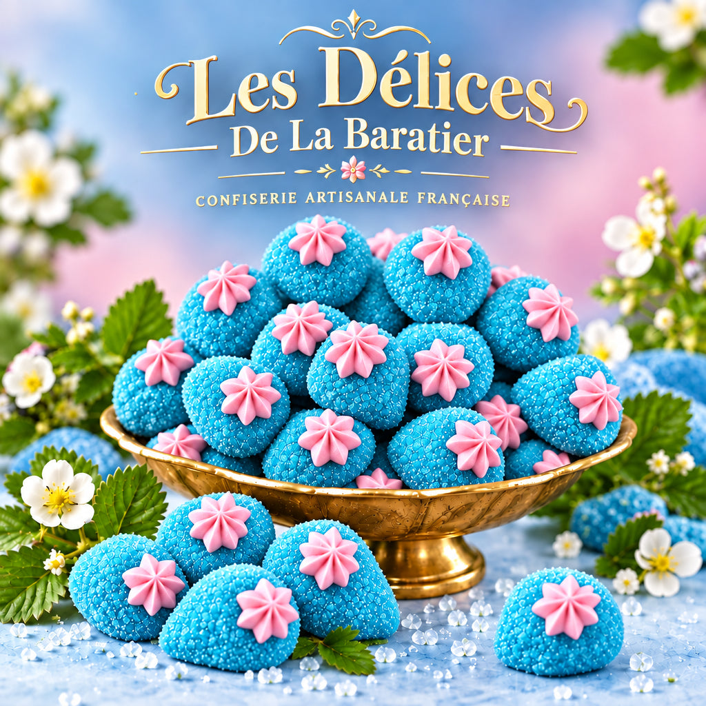 🍓 Fraises Bleues Mallow Guimauves XXL Moelleuses