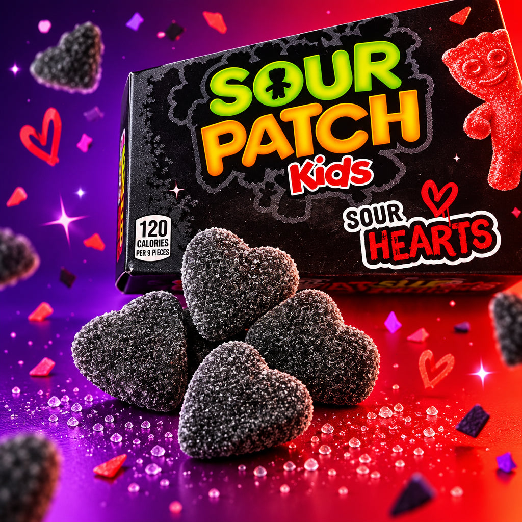 Sour Patch Kids - Sour Hearts (Black Raspberry)